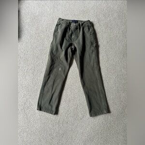 Abercrombie loose fit 90s jeans army green